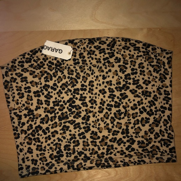 cheetah print tube top - Picture 3 of 5